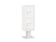Salsbury 3412S 2PWHT 12 Door High Unit 59.75 Inches Single Column Stand Alone Parcel Locker 2 Pl6S White
