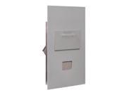 Salsbury 3600C6 ARP Salsbury Collection Unit For 6 Door High 4Bplus Mailbox Units Aluminum Rear Loading Private Access