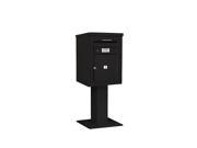 Salsbury 3406S 01BLK 6 Door High Unit 51.63 Inches Single Column 1 Mb4 Door Black