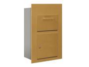 Salsbury 3600C5 GFP Salsbury Collection Unit Includes Master Commercial Lock For 5 Door High 4Bplus Mailbox Units Gold Front Loading Private Access