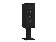 Salsbury 3411S 02BLK 11 Door High Unit 69.13 Inches Single Column 2 Mb2 Doors 1 Pl5 Black