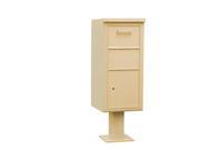 Salsbury 3450SAN Salsbury Pedestal Collection Box Includes Pedestal And Master Commercial Lock Regular Sandstone