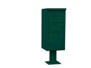 Salsbury 3450GRN Salsbury Pedestal Collection Box Includes Pedestal And Master Commercial Lock Regular Green