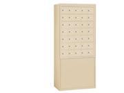 Salsbury 19975SAN Free Standing Enclosure For 19075 35 And 19078 35 Recessed Mounted Cell Phone Lockers Sandstone