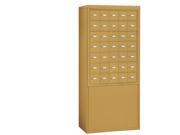 Salsbury 19975GLD Free Standing Enclosure For 19075 35 And 19078 35 Recessed Mounted Cell Phone Lockers Gold