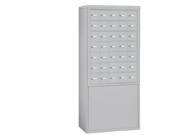 Salsbury 19975ALM Free Standing Enclosure For 19075 35 And 19078 35 Recessed Mounted Cell Phone Lockers Aluminum