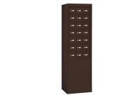 Salsbury 19973BRZ Free Standing Enclosure For 19075 21 And 19078 21 Recessed Mounted Cell Phone Lockers Bronze