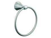 Design House 560144 Barcelona Towel Ring Satin Nickel Finish