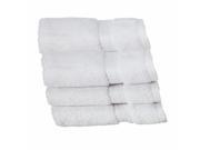 900GSM Egyptian Cotton 6 Piece Face Towel Set White