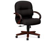 HON Company HON2192CSR11 Managerial Mid Back Chair 26 .25in.x28 .75in.x41 .75in. HTBK Lthr