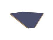 Salsbury 33371BLU Sloping Hood Filler Corner For 21 Inch Deep Designer Wood Locker Blue