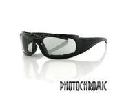 Zan Headgear BGUN001 Gunner Convertible Black Frame Photochromic