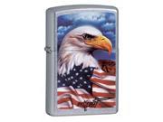Zippo zippo24764 Mazzi American Eagle Street Chrome Lighter