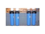 Aqua Filter Plus DPWW20CS Double Parallel Whole House Filtration System