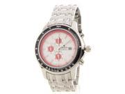 Croton CC311093SSRD Mens Steel Chronomaster Tachymeter 20Atm Date Watch