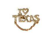 Bulk Buys Boutique Pin I Love Texas Case of 60