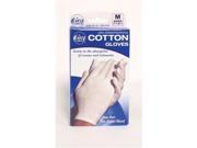 Cotton Gloves White Large Pair Fits 8 1 2 9 1 2