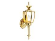 Design House 502526 Jackson Outdoor Uplight 5.5 x 17.25 in. Solid Brass 502526