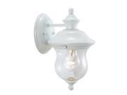 Design House 503839 Highland Outdoor Downlight 6 x 10.63 in. White Finish