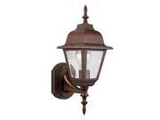 Design House 511485 Maple Street Outdoor Uplight 6 x 17 in. Washed Copper Die Cast Aluminum Finish