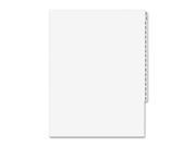 Kleer Fax Inc. KLF91865 Index Dividers Exhibit O Side Tabs .1 Cut 25 PK White