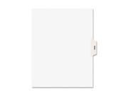 Avery AVE11909 Index Divider Index Side Tab 8.5 in. x 11 in. 25 PK White