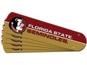 Ceiling Fan Designers 7990 FSU New NCAA FSU FLORIDA STATE SEMINOLES 52 in. Ceiling Fan Blade Set