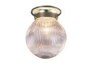 Design House 500629 Millbridge 1 Light Globe Ceiling Mount Polished Brass Finish 500629