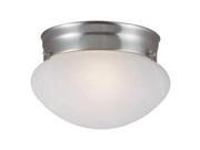 Design House 511568 Millbridge 2 Light Ceiling Mount Satin Nickel Finish 511568