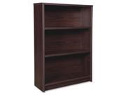 Lorell LLR79050 3 Shelf Bookcase 34 in. x 12 ft. x 48 in. Espresso