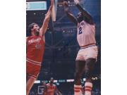Real Deal Memorabilia MosesMalone8x10 2 Moses Malone Autographed Philadelphia 76ers 8x10 Photo
