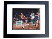 Real Deal Memorabilia DSchrempf8x10 1BF Detlef Schrempf Autographed 8x10 Indiana Pacers Photo BLACK CUSTOM FRAME