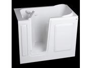 American Standard 2848.100.SRW Gelcoat 48 x 28 in. Walk In Bath with Right Hand Drain White