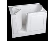 American Standard 3151.201.WLW Gelcoat 31 x 51 in. Walk In Whirlpool tub with Left Hand Drain White