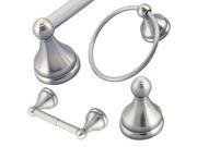 Design House 536698 Allante 4 Piece Bathroom Kit Satin Nickel Finish