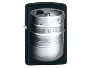 Zippo zippo28665 Zippo Kegger Black Matte Windproof Lighter