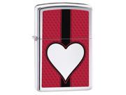 Zippo zippo28466 Zippo Chrome Heart High Polish Chrome Lighter