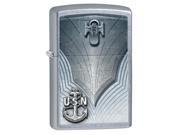 Zippo zippo28682 Zippo USN Street Chrome Windproof Lighter