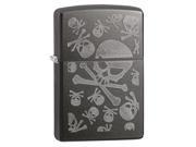 Zippo zippo28685 Zippo Iced Skulls Gray Dusk Windproof Lighter