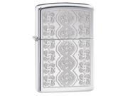 Zippo zippo28657 Zippo Swirled Circles High Polish Chrome Windproof Lighter