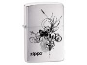 Zippo zippo24800 Zippo Butterfly Brushed Chrome Lighter