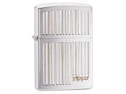 Zippo zippo28646 Zippo Zippo And Lines Brushed Chrome Windproof Lighter