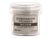 Ranger EPJ 37415 Embossing Powder 1oz Jar Super Fine Silver