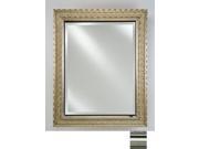 Afina Corporation SD1730RPARSV 17 in.x 30 in.Recessed Single Door Cabinet Parisian Silver