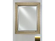 Afina Corporation SD2026RSATGD 20 in.x 26 in.Recessed Single Door Cabinet Brush Satin Gold