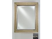 Afina Corporation SD1730RVALSV 17 in.x 30 in.Recessed Single Door Cabinet Valencia Silver