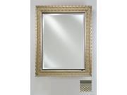 Afina Corporation SD1736RELGSV 17 in.x 36 in.Recessed Single Door Cabinet Elegance Silver