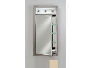 Afina Corporation SD LC1730RARLPK 17 in.x 30 in.Recessed Single Door Cabinet with Contemporary Lights Arlington Pickled