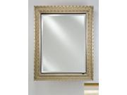 Afina Corporation SD1726RSATSV 17 in.x 26 in.Single Door Recessed Cabinet Brush Satin Silver