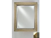 Afina Corporation SD2430RMERSG 24 in.x 30 in.Recessed Single Door Cabinet Meridian Silver Gold